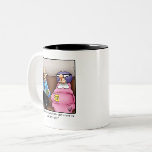 Grappig Jubileum Humor Mok (Voorkant links)