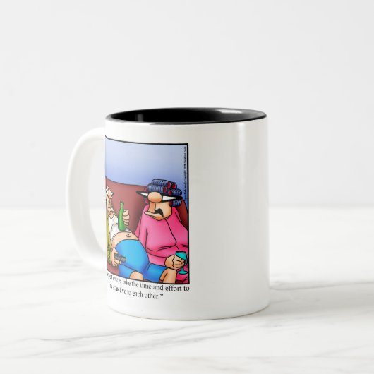 Grappig Jubileum Humor Mok voor hen (Voorkant links)