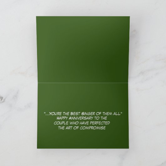 Grappig Jubileum kaart (Binnen)