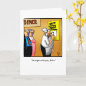 Grappig Jubileum Kaart voor haar "spectickles" (Gele Bloem)