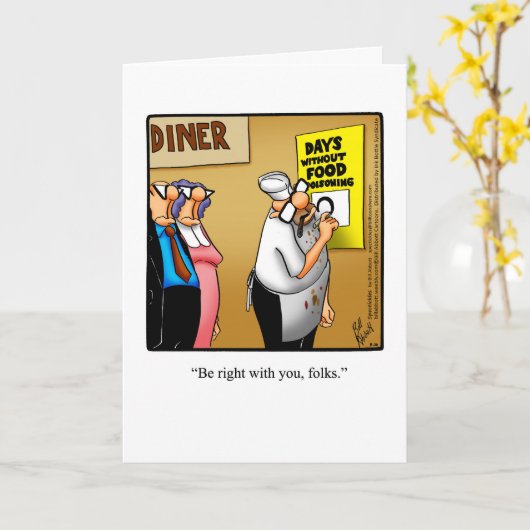 Grappig Jubileum Kaart voor haar "spectickles" (Gele Bloem)