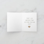 Grappig Jubileum Pun Humor Mash Gemaakt in Heaven Kaart (Binnen)