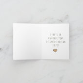 Grappig Jubileum Pun Humor Mash Gemaakt in Heaven Kaart (Binnen)