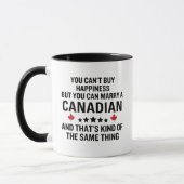 Grappig Jubileum Trouw met een Canadees Mok (Links)