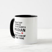 Grappig Jubileum Trouw met een Canadees Mok (Voorkant links)