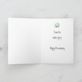 Grappig Jubileum, van Troep van Zeemeeuwen, vogels Kaart (Binnen)