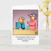 Grappig Jubileum Wenskaart Humor Kaart (Gele Bloem)