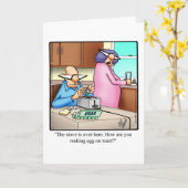 Grappig Jubileum Wenskaart voor haar Kaart (Gele Bloem)