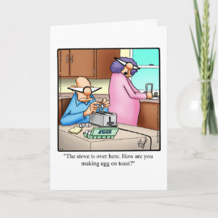 Grappig Jubileum Wenskaart voor haar Kaart