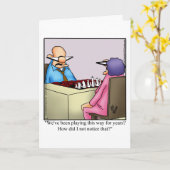 Grappig Jubileum Wenskaart voor Hem Kaart (Gele Bloem)