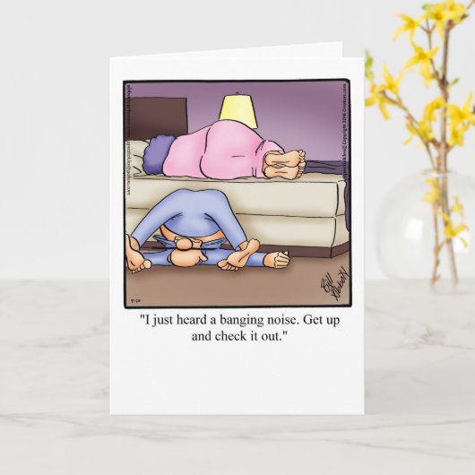 Grappig Jubileum Wenskaart voor hem Kaart (Gele Bloem)