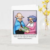 Grappig Jubileum Wenskaart voor hen Kaart (Gele Bloem)