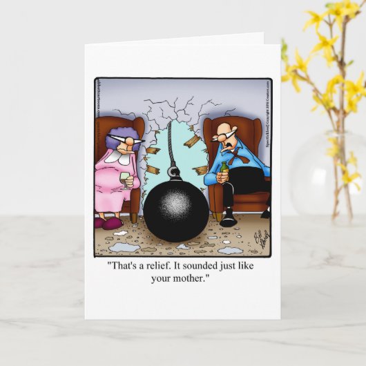 Grappig Jubileum Wenskaart voor vrouw Kaart (Gele Bloem)