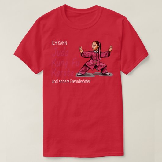 Grappig Judo Kung Fu d Martial Arts Gift 2 T-shirt (Design voorkant)