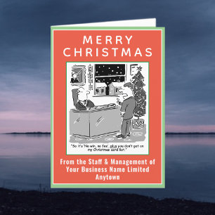 Grappig juridisch thema met QR-code Kerstmis Feestdagen Kaart