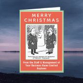 Grappig juridisch thema met QR-code Kerstmis Feestdagen Kaart