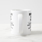 Grappig JW Oudere Gift Idee Pioneer Waardering Gif Grote Koffiekop (Achterkant)