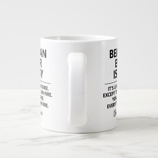 Grappig JW Oudere Gift Idee Pioneer Waardering Gif Grote Koffiekop (Achterkant)