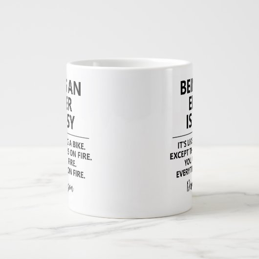 Grappig JW Oudere Gift Idee Pioneer Waardering Gif Grote Koffiekop (Voorkant)