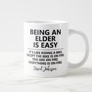 Grappig JW Oudere Gift Idee Pioneer Waardering Gif Grote Koffiekop