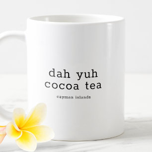 Grappig Kaaimaneilanden Dialect Dah Yuh Cocoa Tea Koffiemok