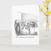 Grappig Kaart (Gele Bloem)