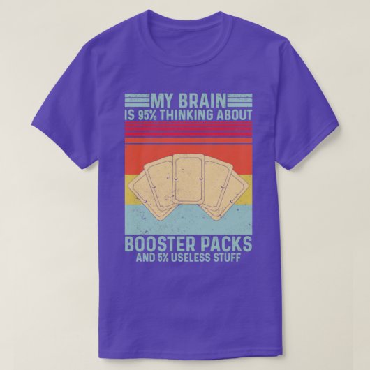 Grappig Kaart Game TCG Retro Mijn brein is 95 T T-shirt (Design voorkant)