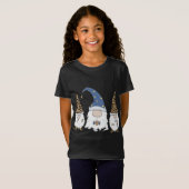 Grappig kabouter en koffieliefhebber Schattigee ka T-shirt (Voorkant volledig)