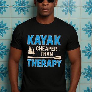 grappig kajak cadeau, papa mam liefhebber t-shirt