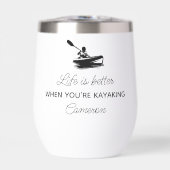 Grappig kajakgeschenk, Kayaker Quote gepersonalise (Voorkant)
