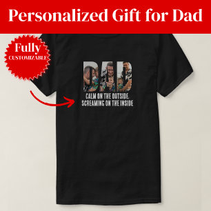 Grappig Kalm Vader Cadeau T-shirt