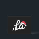 Grappig Kamala Harris 2024 Comma La Christmas Feestdagenkaart<br><div class="desc">Grappig Kamala Harris 2024 Comma La Christmas</div>