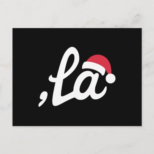 Grappig Kamala Harris 2024 Comma La Christmas Feestdagenkaart (Voorkant)