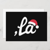 Grappig Kamala Harris 2024 Comma La Christmas Feestdagenkaart (Voorkant / Achterkant)