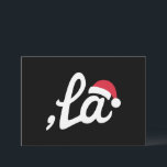 Grappig Kamala Harris 2024 Comma La Christmas Feestdagenkaart<br><div class="desc">Grappig Kamala Harris 2024 Comma La Christmas</div>