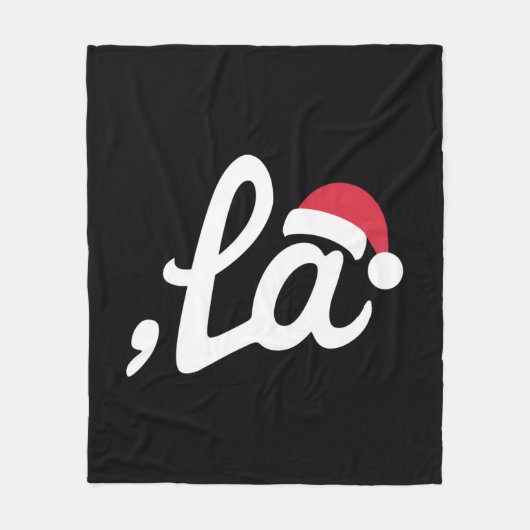 Grappig Kamala Harris 2024 Comma La Christmas Fleece Deken (Voorkant)