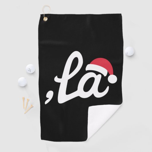 Grappig Kamala Harris 2024 Comma La Christmas Golfhanddoek (Insitu)