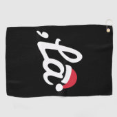 Grappig Kamala Harris 2024 Comma La Christmas Golfhanddoek (Horizontaal)