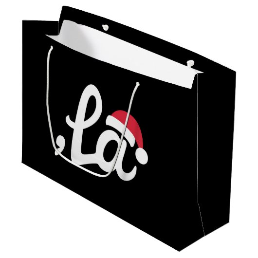 Grappig Kamala Harris 2024 Comma La Christmas Groot Cadeauzakje (Voorkant Gekanteld)