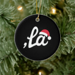 Grappig Kamala Harris 2024 Comma La Christmas Keramisch Ornament<br><div class="desc">Grappig Kamala Harris 2024 Comma La Christmas</div>