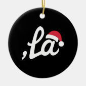 Grappig Kamala Harris 2024 Comma La Christmas Keramisch Ornament (Voorkant)