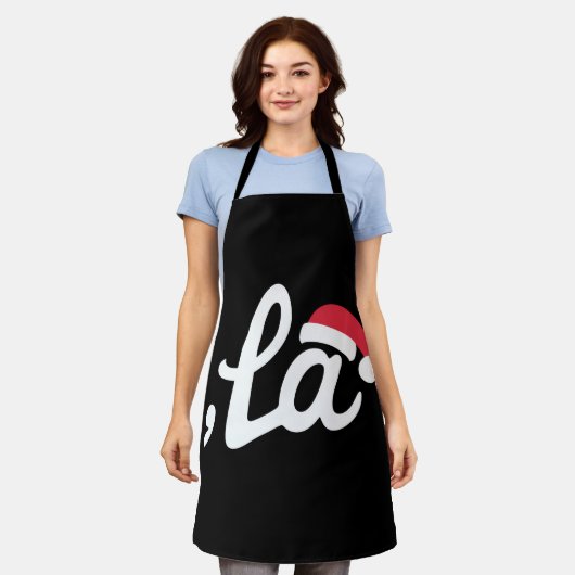 Grappig Kamala Harris 2024 Comma La Christmas Schort (Gedragen)