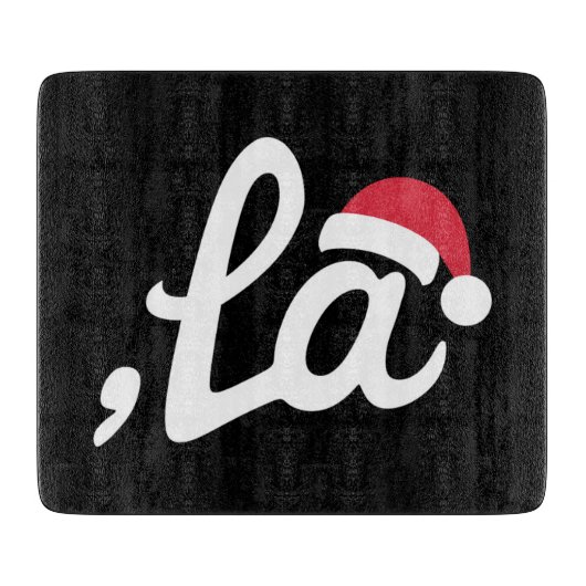 Grappig Kamala Harris 2024 Comma La Christmas Snijplank (Voorkant)