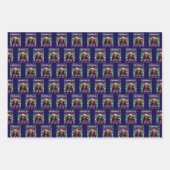 Grappig Kamala Harris 2024 Kerst Comma La Gift Inpakpapier Vel (Voorkant 2)