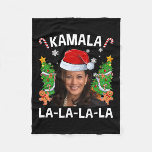 Grappig Kamala Harris 2024 Kerst Comma La Mannen W Fleece Deken