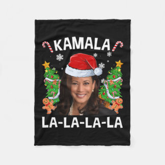 Grappig Kamala Harris 2024 Kerst Comma La Mannen W Fleece Deken
