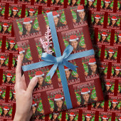 Grappig Kamala Harris 2024 Kerst Comma La Xmas Cadeaupapier