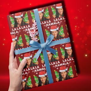 Grappig Kamala Harris 2024 Kerst Ugly Gift Xmas Cadeaupapier