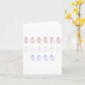 Grappig Kamala Harris 2024 Vrolijk kerstbeletterin Kaart (Gele Bloem)