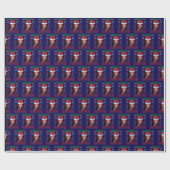 Grappig Kamala Harris 2024 Vrolijk Kerstcadeau Cadeaupapier (Vlak)